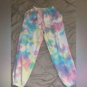 tie dye sweatpants